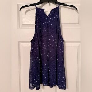 Alice Blue Tank Top in Navy